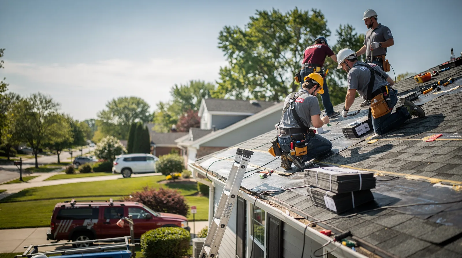 Roof Repair in Goodfield, IL around you